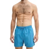 Calvin Klein Erkek Mavi Orta Boy Bağcıklı Kapalı Bel Deniz Şortu LV00N61027 - 2XL