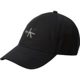 Calvin Klein Erkek Mono Logo Panel Pamuklu Şapka, Siyah (Siyah), Tek Beden, siyah siyah), One Size
