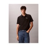 Calvin Klein Erkek Monologo Detaylı Casual Pike Polo Yaka T-Shirt - Siyah - XL