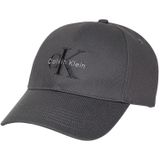 Calvin Klein Erkek Monologo Nakış Beyzbol Şapkası Lv04g5004g Şapkalar, Kömür Grisi, Tek Beden