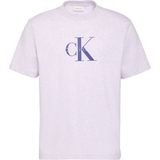 Calvin Klein Erkek Mor Calvin Klein Ss Hero Monologo Tee, R9E, S Mor Erkek T-Shirt - XL
