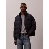 Calvin Klein Erkek Normal Kalıp Kapitone Desenli Dik Yakalı Ck Logolu Lacivert Ceket LV14RE503G-CEF - 2XL