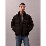 Calvin Klein Erkek Normal Kalıp Kapitone Desenli Dik Yakalı Ck Logolu Siyah Ceket LV14RE503G-UB1 - 2XL