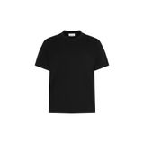 Calvin Klein Erkek Normal Kesim CK Logo İşlemeli Yuvarlak Yakalı Pamuklu Kısa Kollu Siyah T-Shirt