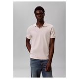 Calvin Klein Erkek Normal Kesim Pamuklu Kısa Kollu Beyaz Polo Yaka T-Shirt