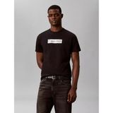 Calvin Klein Erkek Normal Kesim Yuvarlak Yakalı Logo Baskılı Kısa Kollu Siyah T-Shirt LV04LG811G-UB1