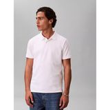 Calvin Klein Erkek Pamuklu Regular Fit Kısa Kollu Beyaz Polo Yaka T-Shirt LV04LC254G-YAF