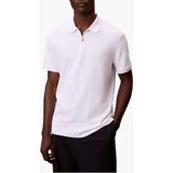 Calvin Klein Erkek Pamuklu Regular Fit Uzun Kollu Polo Yaka Beyaz T-Shirt LV04LE255G-YAF - 2XL
