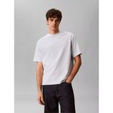 Calvin Klein Erkek Rahat Kesim Ck Logo Işlemeli Yuvarlak Yakalı Kısa Kollu Mavi T-Shirt LV04RG814G-CIQ - XL