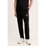 Calvin Klein Erkek Regular Fit Beli ve Paçası Lastikli %100 Pamuklu Siyah Eşofman Altı
