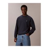 Calvin Klein Erkek Regular Fit Bisiklet Yaka Nakış Logolu Sweatshirt - Lacivert