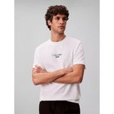Calvin Klein Erkek Regular Fit Bisiklet Yakalı Kısa Kollu Beyaz T-Shirt LV04RB824G-YAF - M