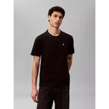 Calvin Klein Erkek Regular Fit Ck Logo Işlemeli Yuvarlak Yakalı Pamuklu Kısa Kollu Siyah T-Shirt LV04LF223G-UB1 - 2XL