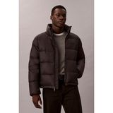 Calvin Klein Erkek Regular Fit Dik Yaka Aplike Logolu Şişme Mont - Siyah - Black