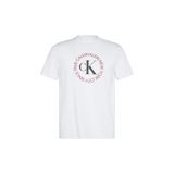 Calvin Klein Erkek Regular Fit Logo Baskılı Kısa Kollu Pamuklu Beyaz T-Shirt