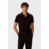 Calvin Klein Erkek Regular Fit Logo Baskılı Kısa Kollu Pamuklu Siyah Polo Yaka T-Shirt LV04LF200G-UB1 - XL