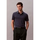 Calvin Klein Erkek Regular Fit Monogram Nakışlı Polo T-Shirt - Lacivert