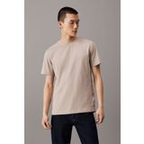 Calvin Klein Erkek Regular Fit Pamuklu Bisiklet Yaka Kısa Kollu Gri T-Shirt -PCF J30J326159