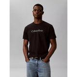 Calvin Klein Erkek Regular Fit Yuvarlak Yakalı Logo Baskılı Pamuklu Kısa Kollu Siyah T-Shirt LV04LG809G-UB1 - XL