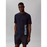 Calvin Klein Erkek Regular Fit Yuvarlak Yakalı Logo Detaylı Pamuklu Kısa Kollu Lacivert T-Shirt LV00NM3019-0PP