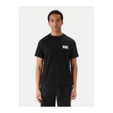 Calvin Klein Erkek Regular Fit Yuvarlak Yakalı Logo Etiketli Pamuklu Kısa Kollu Siyah T-Shirt