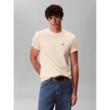 Calvin Klein Erkek Sarı Calvin Klein Ss Easy Monogram Tee, Zrk, S Sarı Erkek T-Shirt - XL
