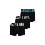 Calvin Klein Erkek Siyah 3'lü Low Rise Boxer Trunk,%39 Pamuk%39 Modal%22 Elastan, S Beden