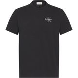 Calvin Klein Erkek Siyah Calvin Klein Ss 30S Clssc Mıcro M, Ub1 Siyah Erkek T-Shirt