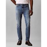 Calvin Klein Erkek Slim Fit Düğme Kapamalı Dar Paça Günlük Mavi Jeans LV04RF742G-R7O - 35 / 32