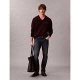 Calvin Klein Erkek Slim Fit Eskitme Desenli Pamuklu Esnek Denim Lacivert Jeans LV04RE701G-2TH - 30 / 30