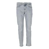 Calvin Klein Erkek Slim Fit Jean Pantolon, Normal Bel, Dar Paça, Mavi, 29 Beden