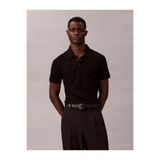 Calvin Klein Erkek Slim Fit Kısa Kollu Pamuklu Siyah Polo Yaka T-Shirt