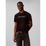 Calvin Klein Erkek Slim Fit Kısa Kollu Pamuklu Siyah T-Shirt LV04LH800G-UB1 - XL