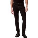 Calvin Klein Erkek Slim Taper Black Oil Slick Jeans
