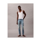 Calvin Klein Erkek Slim Taper Dispatcher Jean Pantolon - Mavi - 33 / 32