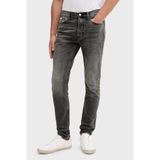 Calvin Klein Erkek Slim Taper Hearst Dar Paça Jean Pantolon - Gri