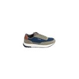 Calvin Klein Erkek Sneaker, Smoke Olive/Moonlit Ocean/Brick, 40 Beden