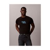 Calvin Klein Erkek Ss 20's Travel Font Grafik Detaylı T-Shirt - Siyah