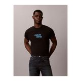 Calvin Klein Erkek SS 20's Travel Font Grafik Detaylı T-shirt