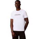 Calvin Klein Erkek Ss 30S EU SPW Puff Stndrd Graphi LV04LG809G Grafik Tişörtler, Beyaz (Parlak Beyaz), XL
