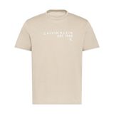 Calvin Klein Erkek Ss 30's Grafik Detaylı T-Shirt - Krem - XL