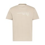 Calvin Klein Erkek Ss 30's Grafik Detaylı T-Shirt - Krem