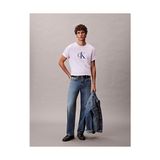 Calvin Klein Erkek Ss Hero Monologo 20's Grafik Detaylı T-Shirt - Lila