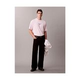 Calvin Klein Erkek Ss Relaxed Fit Grafik Detaylı T-Shirt - Parlak Pembe - XL
