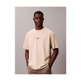 Calvin Klein Erkek Ss Relaxed Fit Grafik Detaylı T-Shirt - Yosun Yeşili - M