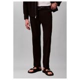 Calvin Klein Erkek Straight Fit Düz Paça Siyah Pantolon