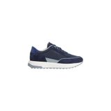 Calvin Klein Erkek Süet Detaylı Rahat Taban Lacivert Sneaker