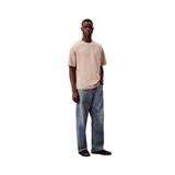 Calvin Klein Erkek T-Shirt, Sırt Baskı Detaylı, Koyu Gri, M Beden