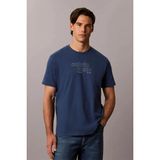 Calvin Klein Erkek TIŞÖRT-LV04RG807G - Blue - XL