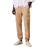 Calvin Klein Erkek Twill Skinny Fit Kargo Pantolon - Kahverengi - M